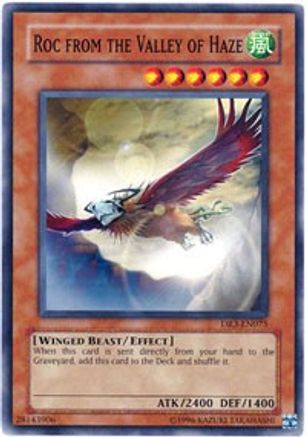 Roc from the Valley of Haze (DR3-EN075) - Dark Revelation Volume 3 Unlimited - Premium Yugioh Single from Konami - Just $0.25! Shop now at Game Crave Tournament Store