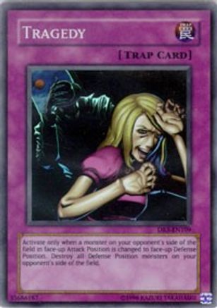 Tragedy (DR3-EN109) - Dark Revelation Volume 3 Unlimited - Premium Yugioh Single from Konami - Just $0.80! Shop now at Game Crave Tournament Store