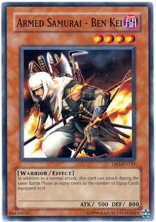 Armed Samurai - Ben Kei (DR3-EN143) - Dark Revelation Volume 3 Unlimited - Premium Yugioh Single from Konami - Just $0.59! Shop now at Game Crave Tournament Store