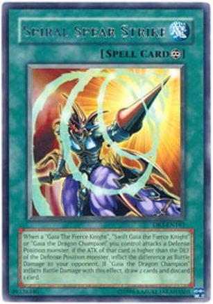 Spiral Spear Strike (DR3-EN163) - Dark Revelation Volume 3 Unlimited - Premium Yugioh Single from Konami - Just $2.80! Shop now at Game Crave Tournament Store
