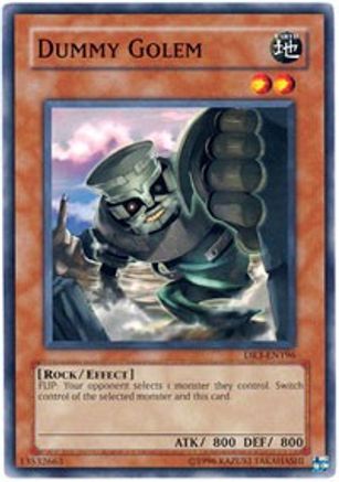 Dummy Golem (DR3-EN196) - Dark Revelation Volume 3 Unlimited - Premium Yugioh Single from Konami - Just $0.32! Shop now at Game Crave Tournament Store