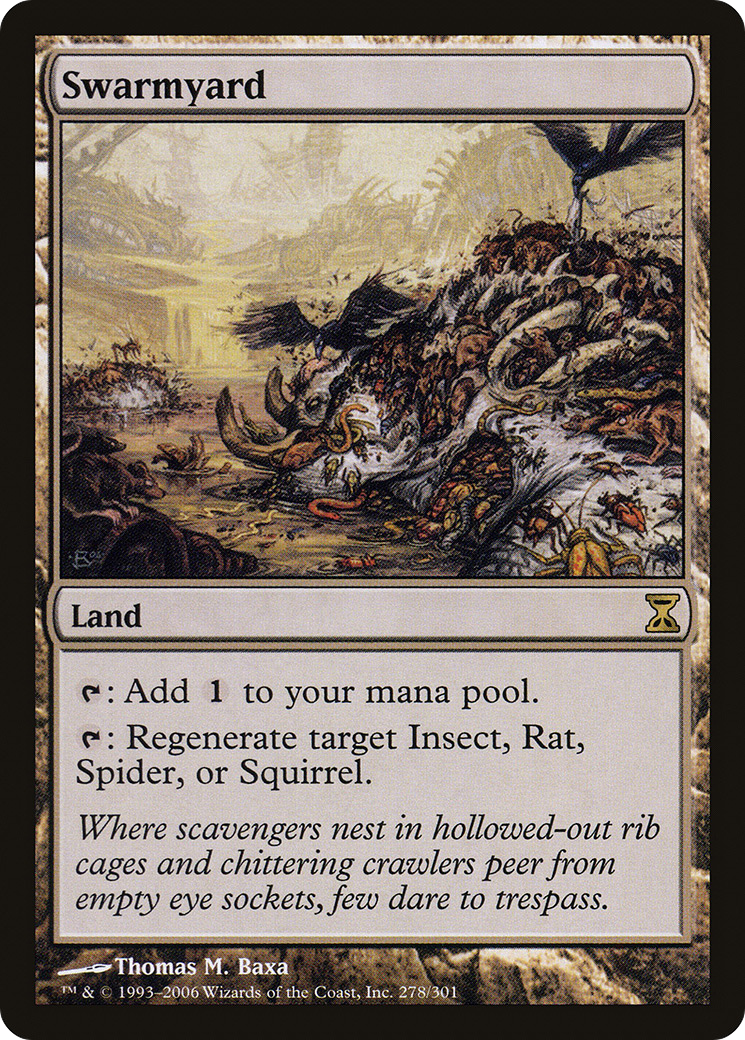 Swarmyard (TSP-278) - Time Spiral - Premium MTG Single from Wizards of the Coast - Just $1.95! Shop now at Game Crave Tournament Store
