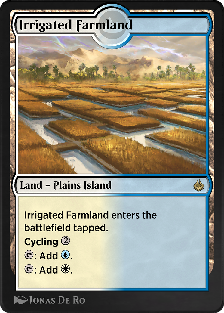 Irrigated Farmland (AKR-304) - Amonkhet Remastered - Premium MTG Single from Wizards of the Coast - Just $0! Shop now at Game Crave Tournament Store