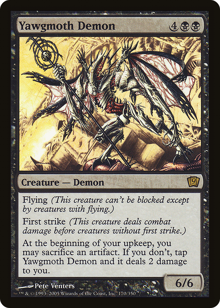 Yawgmoth Demon (9ED-170★) - Ninth Edition Foil - Premium MTG Single from Wizards of the Coast - Just $11.01! Shop now at Game Crave Tournament Store