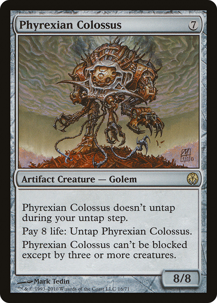 Phyrexian Colossus (DDE-016) - Duel Decks: Phyrexia vs. the Coalition - Premium MTG Single from Wizards of the Coast - Just $0.25! Shop now at Game Crave Tournament Store