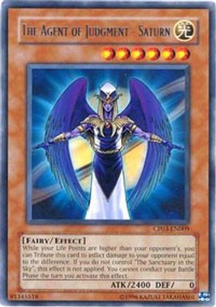 The Agent of Judgment - Saturn (CP03-EN009) - Champion Pack 3 Unlimited - Premium Yugioh Single from Konami - Just $0.20! Shop now at Game Crave Tournament Store