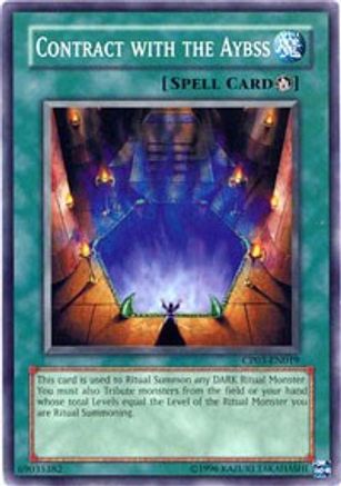 Contract with the Abyss (CP03-EN019) - Champion Pack 3 Unlimited - Premium Yugioh Single from Konami - Just $0.43! Shop now at Game Crave Tournament Store