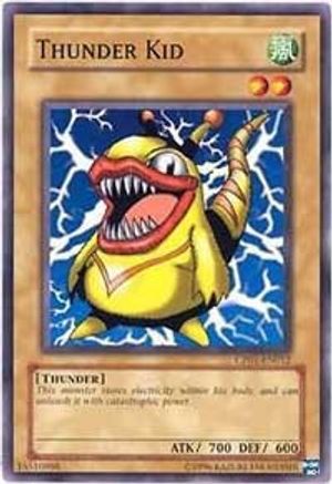 Thunder Kid (CP01-EN012) - Champion Pack 1 Unlimited - Premium Yugioh Single from Konami - Just $2.13! Shop now at Game Crave Tournament Store