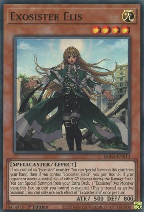 Exosister Elis (GRCR-EN013) - The Grand Creators 1st Edition - Premium Yugioh Single from Konami - Just $0.25! Shop now at Game Crave Tournament Store