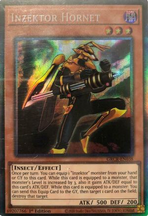 Inzektor Hornet (CR) (GRCR-EN038) - The Grand Creators 1st Edition - Premium Yugioh Single from Konami - Just $7.39! Shop now at Game Crave Tournament Store