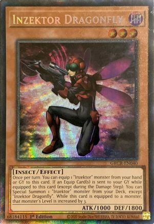 Inzektor Dragonfly (CR) (GRCR-EN040) - The Grand Creators 1st Edition - Premium Yugioh Single from Konami - Just $9.66! Shop now at Game Crave Tournament Store