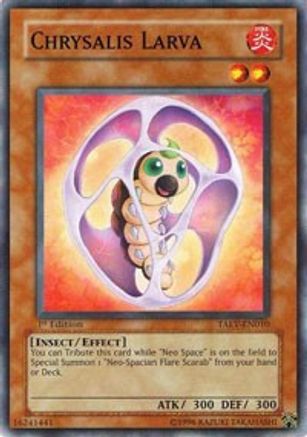 Chrysalis Larva (TAEV-EN010) - Tactical Evolution 1st Edition - Premium Yugioh Single from Konami - Just $0.30! Shop now at Game Crave Tournament Store
