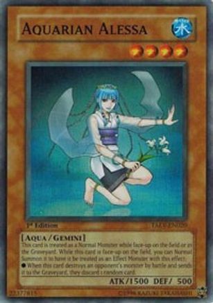 Aquarian Alessa (TAEV-EN020) - Tactical Evolution 1st Edition - Premium Yugioh Single from Konami - Just $0.25! Shop now at Game Crave Tournament Store