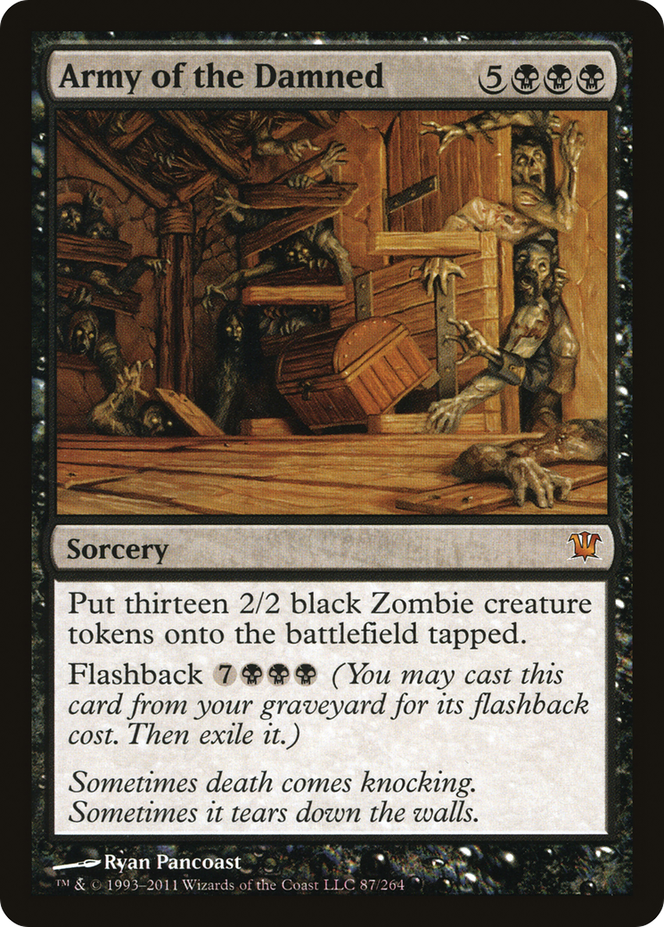 Army of the Damned (ISD-087) - Innistrad Foil - Premium MTG Single from Wizards of the Coast - Just $8.55! Shop now at Game Crave Tournament Store
