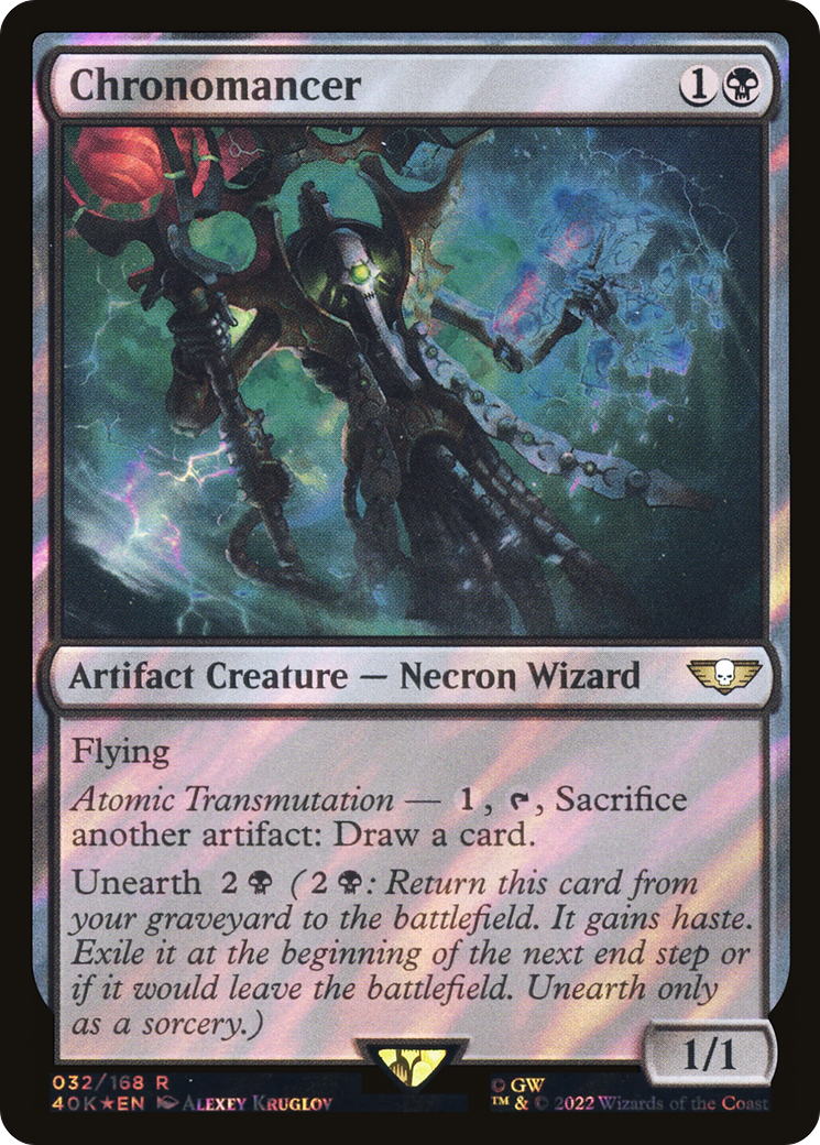 Chronomancer (40K-32★) - Warhammer 40,000 Commander Foil - Premium MTG Single from Wizards of the Coast - Just $0.67! Shop now at Game Crave Tournament Store