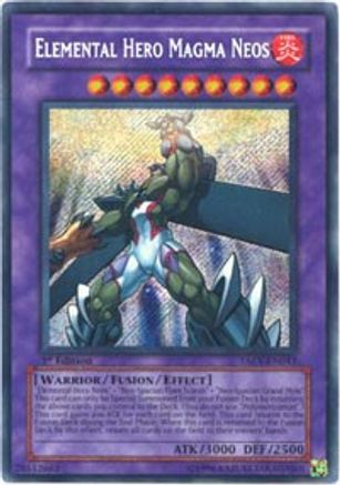Elemental Hero Magma Neos (TAEV-EN043) - Tactical Evolution 1st Edition - Premium Yugioh Single from Konami - Just $179.91! Shop now at Game Crave Tournament Store
