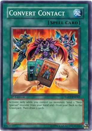 Convert Contact (TAEV-EN047) - Tactical Evolution 1st Edition - Premium Yugioh Single from Konami - Just $0.35! Shop now at Game Crave Tournament Store