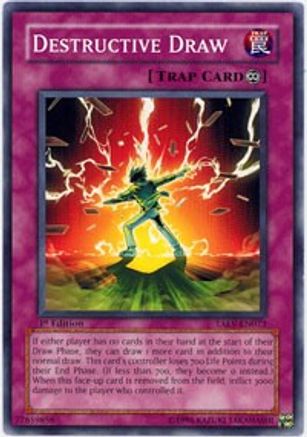 Destructive Draw (TAEV-EN073) - Tactical Evolution Unlimited - Premium Yugioh Single from Konami - Just $0.25! Shop now at Game Crave Tournament Store