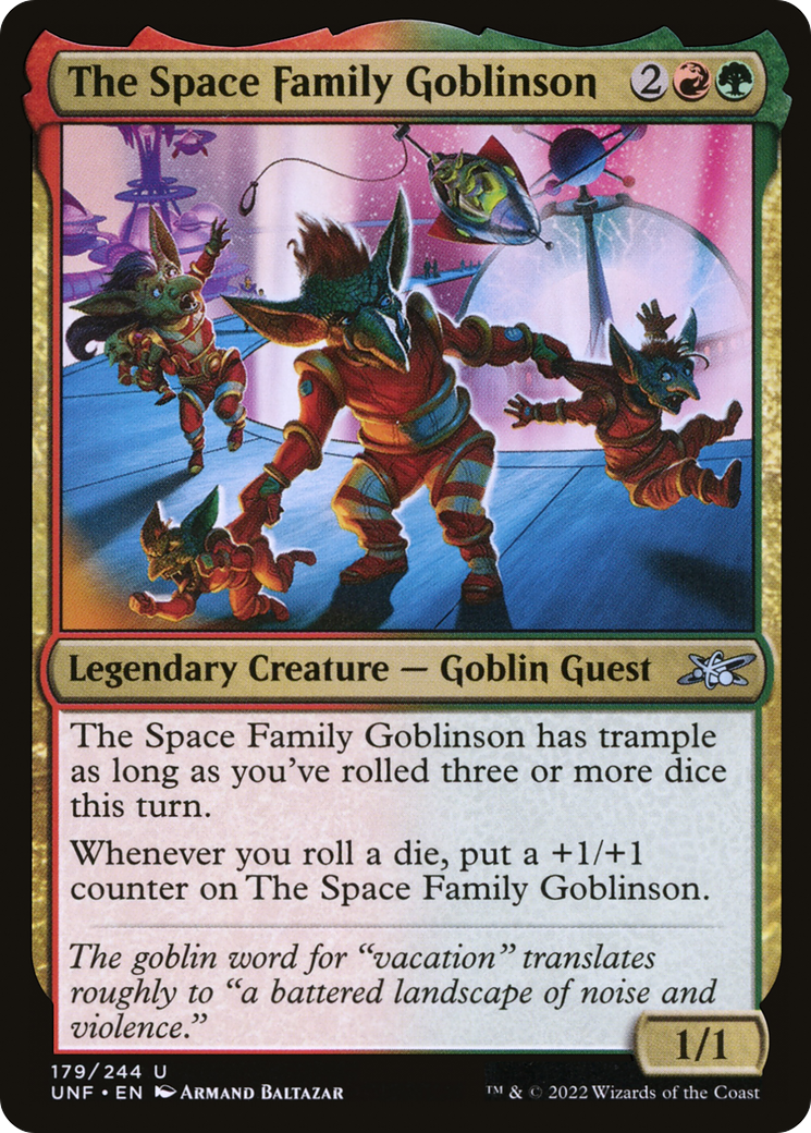 The Space Family Goblinson (UNF-179) - Unfinity Foil - Premium MTG Single from Wizards of the Coast - Just $0.08! Shop now at Game Crave Tournament Store