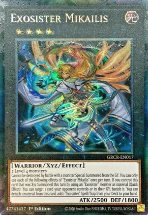 Exosister Mikailis (CR) (GRCR-EN017) - The Grand Creators 1st Edition - Premium Yugioh Single from Konami - Just $15.47! Shop now at Game Crave Tournament Store