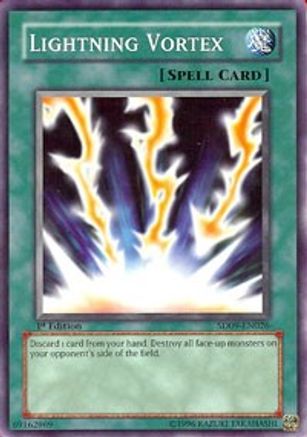 YuGiOh Structure Deck: Dinosaur's Rage Lightning Vortex SD09-EN026