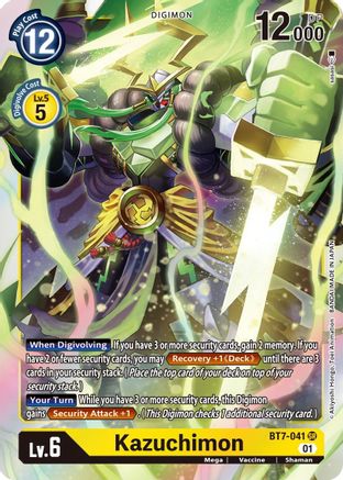 Kazuchimon (BT7-041) - Next Adventure Foil - Premium Digimon Single from Bandai - Just $0.25! Shop now at Game Crave Tournament Store