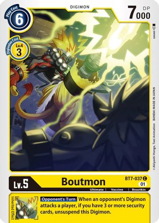 Boutmon (BT7-037) - Next Adventure - Premium Digimon Single from Bandai - Just $0.25! Shop now at Game Crave Tournament Store