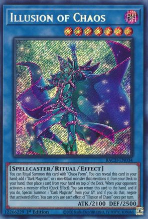 Illusion of Chaos (BACH-EN034) - Battle of Chaos 1st Edition - Premium Yugioh Single from Konami - Just $1.38! Shop now at Game Crave Tournament Store