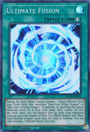 Ultimate Fusion (BACH-EN051) - Battle of Chaos 1st Edition - Premium Yugioh Single from Konami - Just $0.42! Shop now at Game Crave Tournament Store