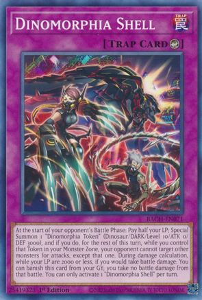 Dinomorphia Shell (BACH-EN071) - Battle of Chaos 1st Edition - Premium Yugioh Single from Konami - Just $0.25! Shop now at Game Crave Tournament Store