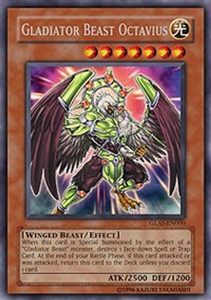 Gladiator Beast Octavius (GLAS-EN000) - Gladiator's Assault 1st Edition - Premium Yugioh Single from Konami - Just $25.74! Shop now at Game Crave Tournament Store