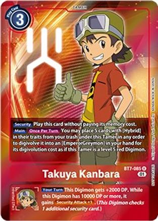 Takuya Kanbara (Box Topper) (BT7-085) - Next Adventure Foil - Premium Digimon Single from Bandai - Just $2.37! Shop now at Game Crave Tournament Store