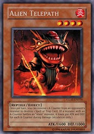 Alien Telepath (GLAS-EN034) - Gladiator's Assault 1st Edition - Premium Yugioh Single from Konami - Just $1.89! Shop now at Game Crave Tournament Store