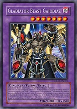 Gladiator Beast Gaiodiaz (GLAS-EN043) - Gladiator's Assault Unlimited - Premium Yugioh Single from Konami - Just $0.49! Shop now at Game Crave Tournament Store