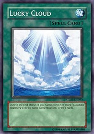 Lucky Cloud (GLAS-EN050) - Gladiator's Assault Unlimited - Premium Yugioh Single from Konami - Just $0.25! Shop now at Game Crave Tournament Store