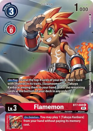 Flamemon (Alternate Art) (BT7-008) - Next Adventure Foil - Premium Digimon Single from Bandai - Just $6.74! Shop now at Game Crave Tournament Store