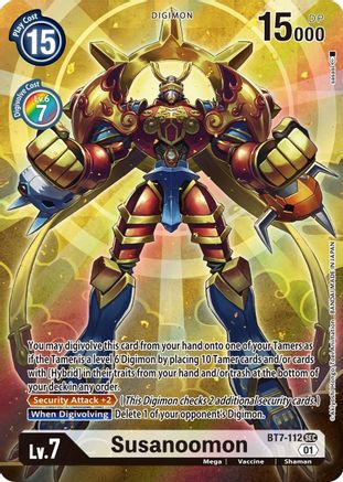 Susanoomon (Alternate Art) (BT7-112) - Next Adventure Foil - Premium Digimon Single from Bandai - Just $5.16! Shop now at Game Crave Tournament Store