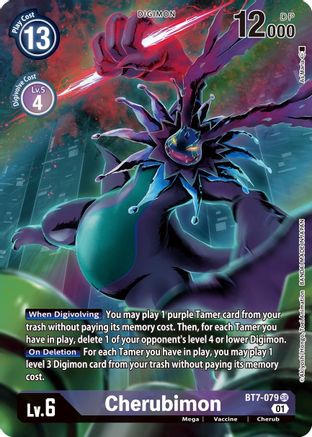 Cherubimon (Alternate Art) (BT7-079) - Next Adventure Foil - Premium Digimon Single from Bandai - Just $1.43! Shop now at Game Crave Tournament Store
