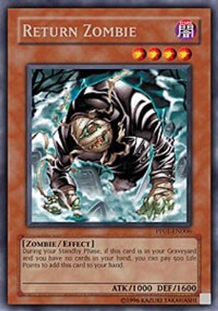 Return Zombie (PP01-EN006) - Premium Pack 1 Unlimited - Premium Yugioh Single from Konami - Just $0.25! Shop now at Game Crave Tournament Store