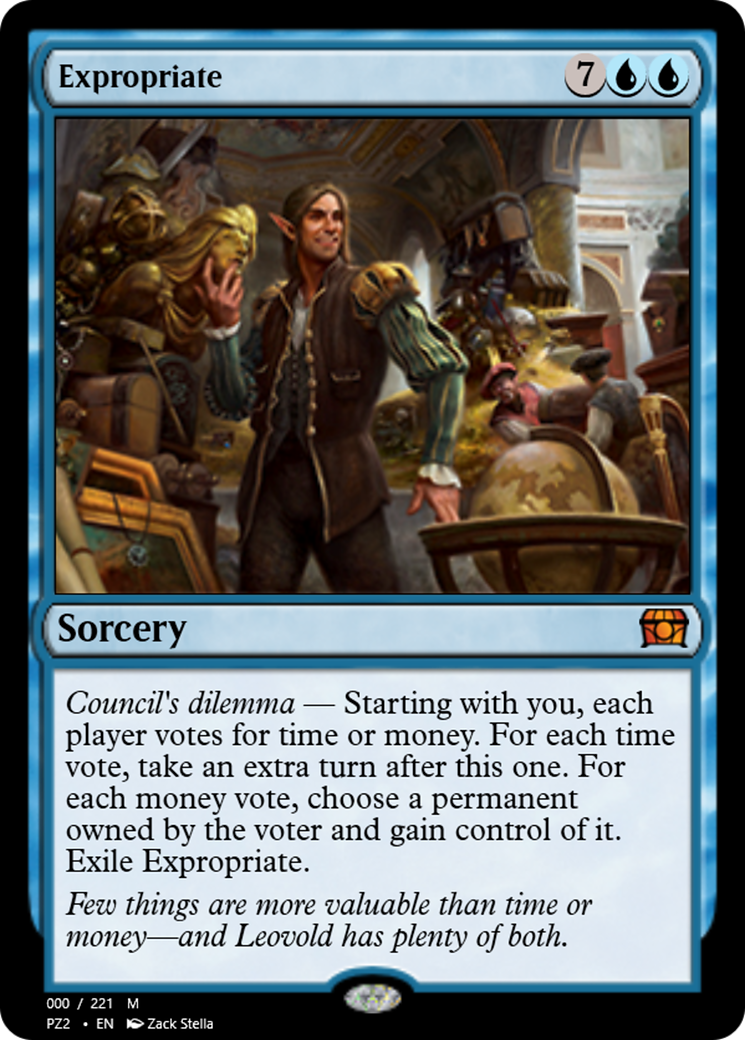 Expropriate (PZ2-65785) - Treasure Chest Foil - Premium MTG Single from Wizards of the Coast - Just $0! Shop now at Game Crave Tournament Store