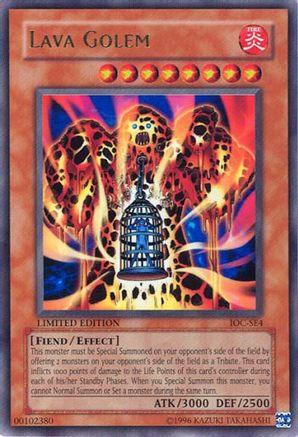 Lava Golem (IOC-SE4) - Invasion of Chaos Limited - Premium Yugioh Single from Konami - Just $1.53! Shop now at Game Crave Tournament Store