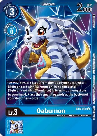 Gabumon (Event Pack 2) (BT5-020) - Battle of Omni Foil - Premium Digimon Single from Bandai - Just $3.92! Shop now at Game Crave Tournament Store