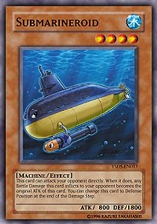 Submarineroid (YSDS-EN017) - Starter Deck: Syrus Truesdale Unlimited - Premium Yugioh Single from Konami - Just $0.25! Shop now at Game Crave Tournament Store