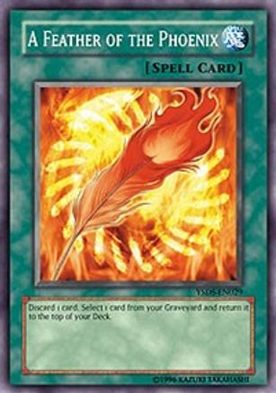 A Feather of the Phoenix (YSDS-EN029) - Starter Deck: Syrus Truesdale 1st Edition - Premium Yugioh Single from Konami - Just $0.29! Shop now at Game Crave Tournament Store