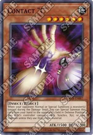 Contact "C" (OP18-EN007) - OTS Tournament Pack 18 Unlimited - Premium Yugioh Single from Konami - Just $0.26! Shop now at Game Crave Tournament Store