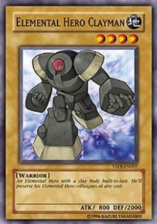 Elemental HERO Clayman (YSDJ-EN007) - Starter Deck: Jaden Yuki 1st Edition - Premium Yugioh Single from Konami - Just $0.63! Shop now at Game Crave Tournament Store
