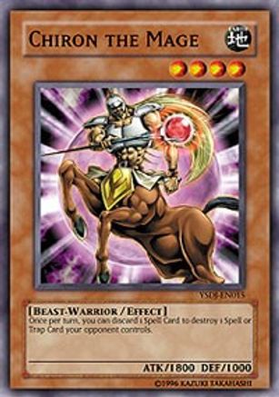 Chiron the Mage (YSDJ-EN015) - Starter Deck: Jaden Yuki 1st Edition - Premium Yugioh Single from Konami - Just $0.26! Shop now at Game Crave Tournament Store