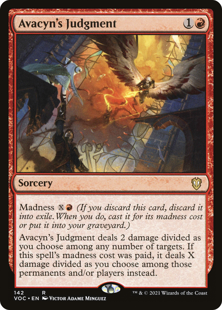 Avacyn's Judgment (VOC-142) - Crimson Vow Commander - Premium MTG Single from Wizards of the Coast - Just $0.08! Shop now at Game Crave Tournament Store