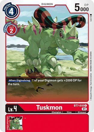 Tuskmon (BT7-010) - Next Adventure - Premium Digimon Single from Bandai - Just $0.25! Shop now at Game Crave Tournament Store