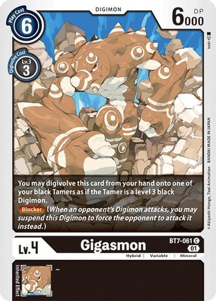 Gigasmon (BT7-061) - Next Adventure - Premium Digimon Single from Bandai - Just $0.25! Shop now at Game Crave Tournament Store
